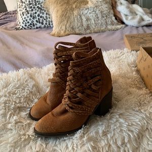 Free People Carerra Heel in Taupe